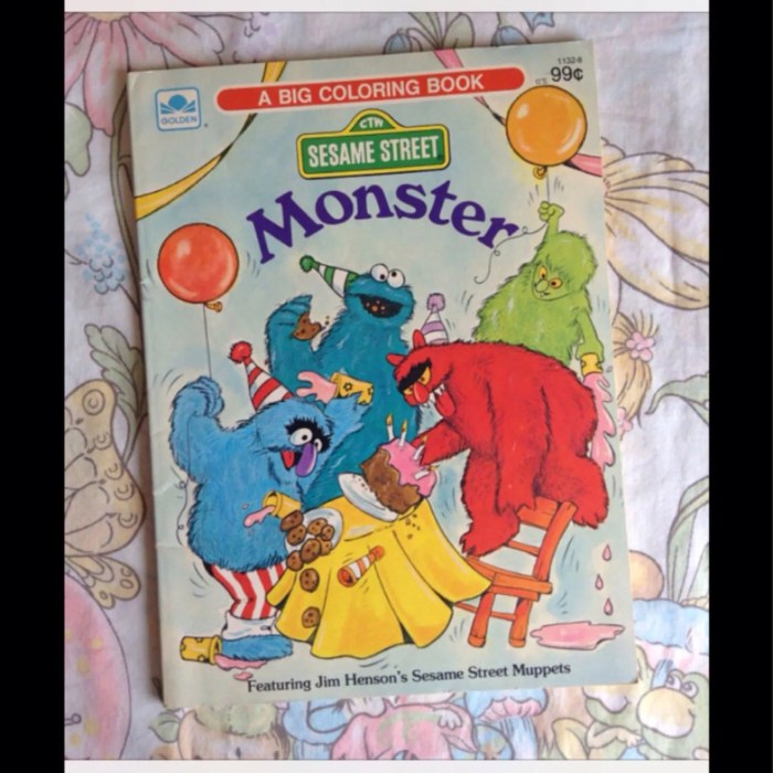 Sesame street coloring books